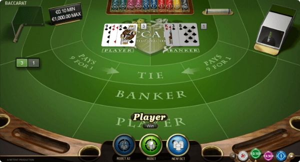 Online Baccarat NetEnt